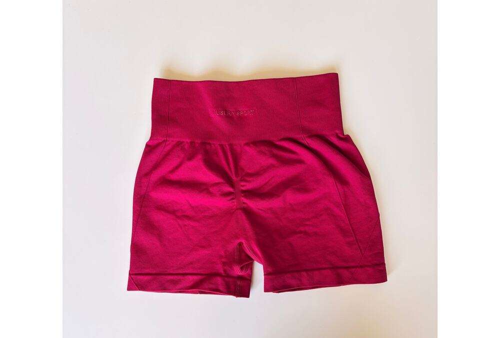 Musera Magenta Pink Athletic Gym Shorts